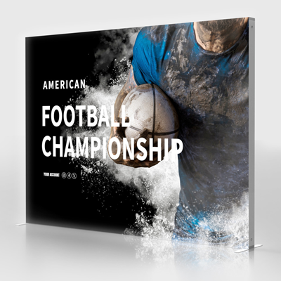 10ft SEG Backlit Fabric Display